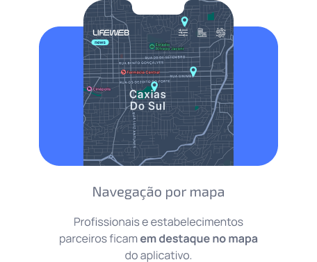 navegação por mapa